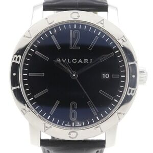 Bvlgari Watch BB41BSLD Stainless Steel and Leather Automatic Analog Display B...